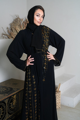 Fakhrah Al-Nur Abaya II Qalanjos Fashions II Buy Abaya Online